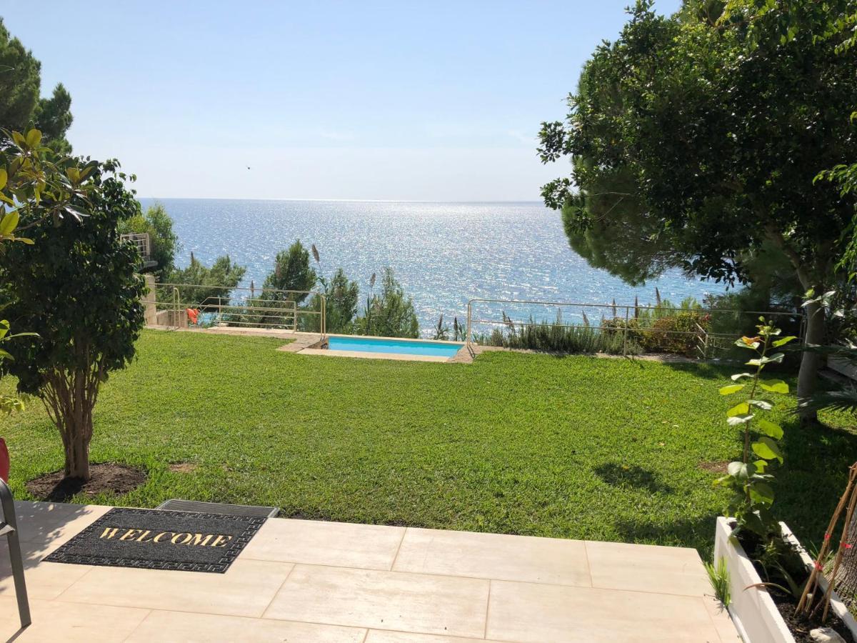 Villaparadiso Beach Front Villa Makris Gialos Argostoli  Buitenkant foto